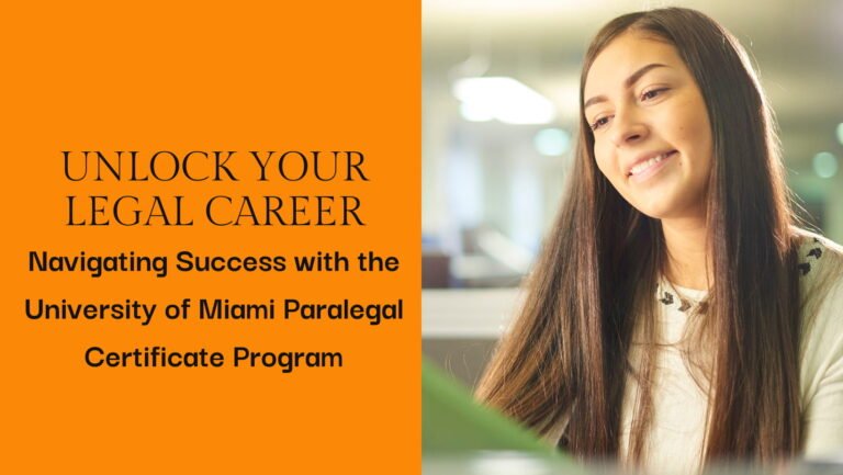 university of miami paralegal certificate program
